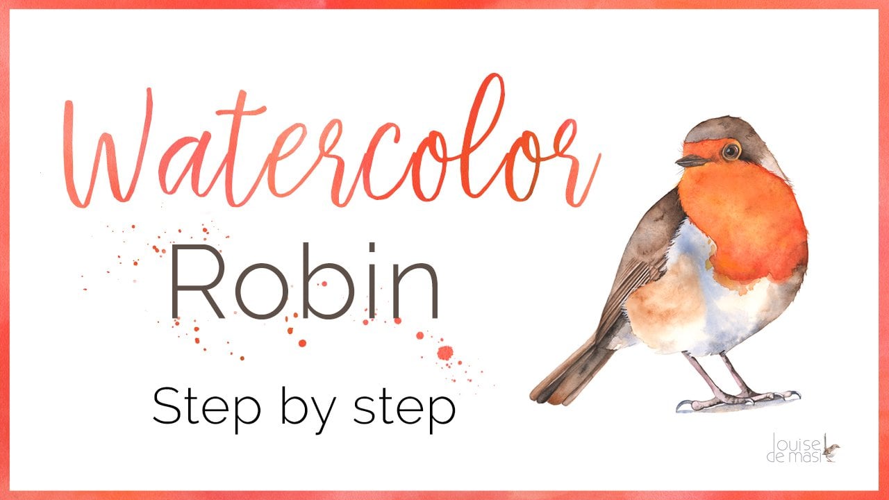 Master Watercolor Techniques: Learn to Paint a Watercolor Robin