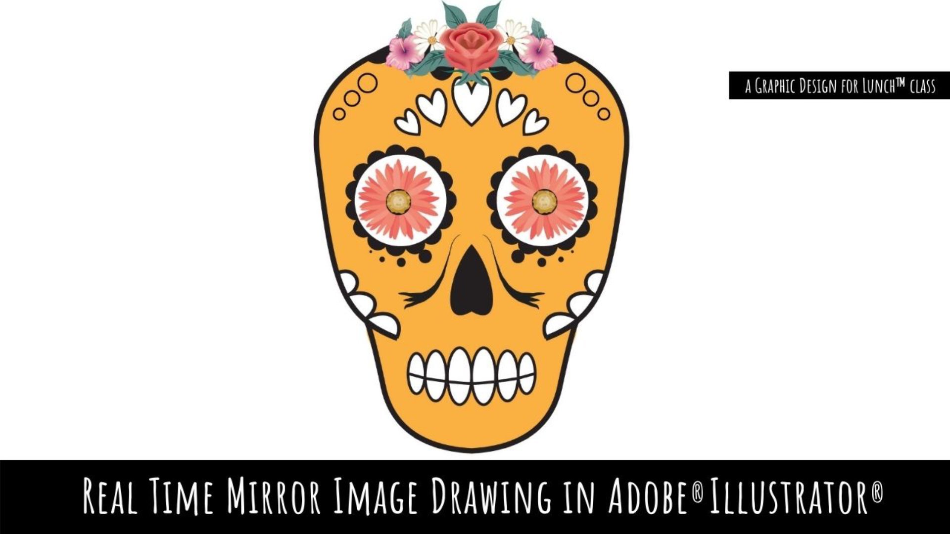 Real Time Mirror Drawing in Adobe Illustrator - A Graphic Design for Lunch™ Class