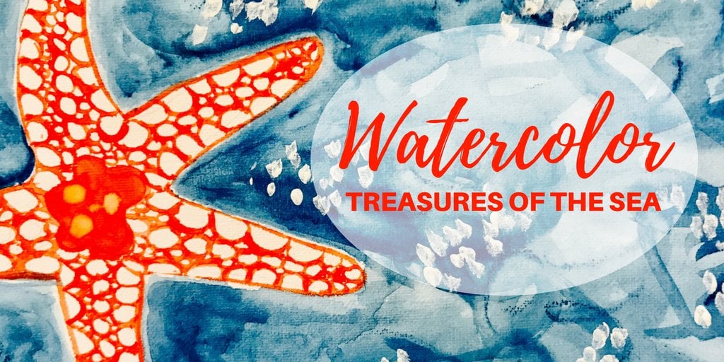 Watercolor Treasures of the Sea