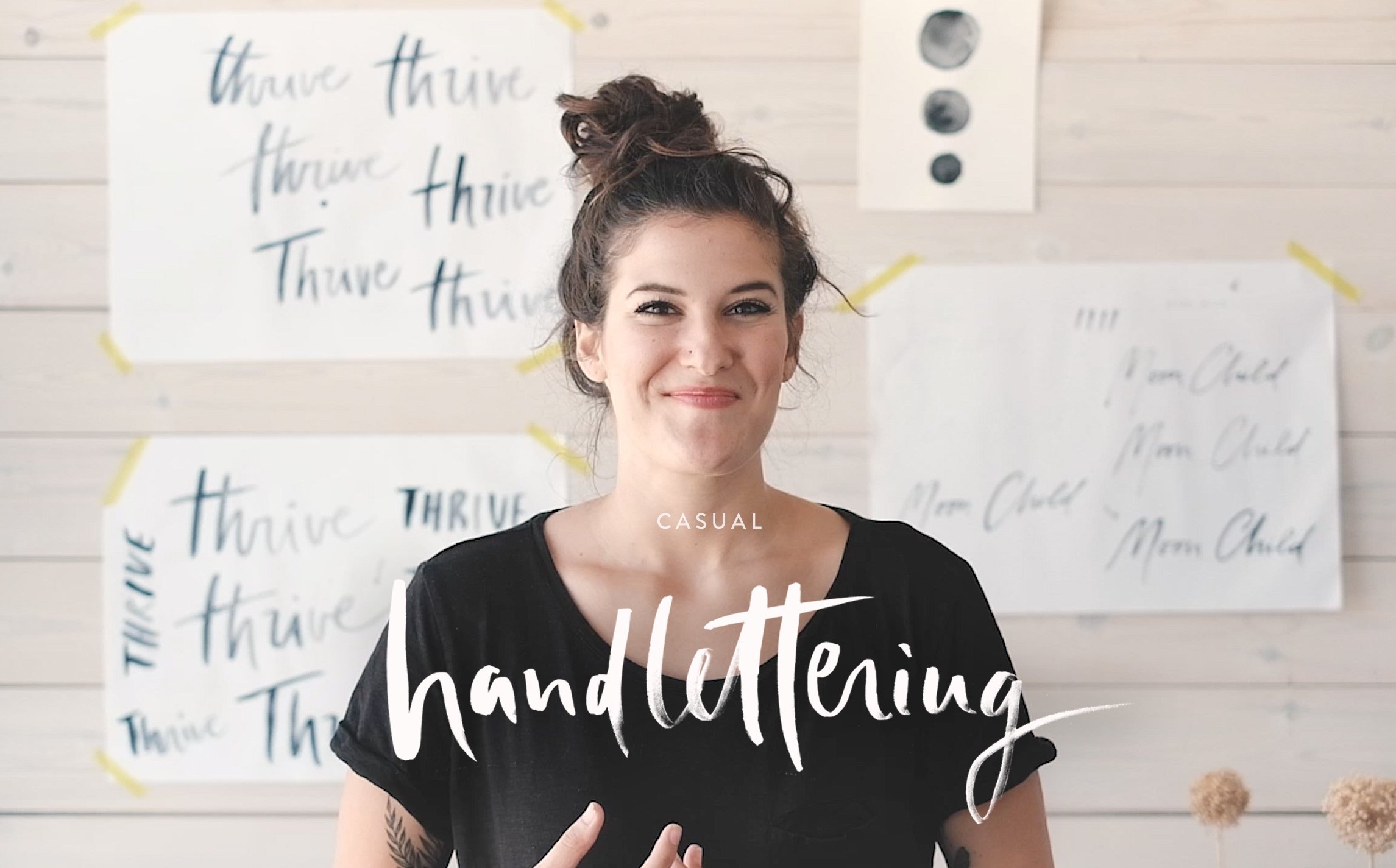 Casual Hand Lettering: From Drawing To Digitizing