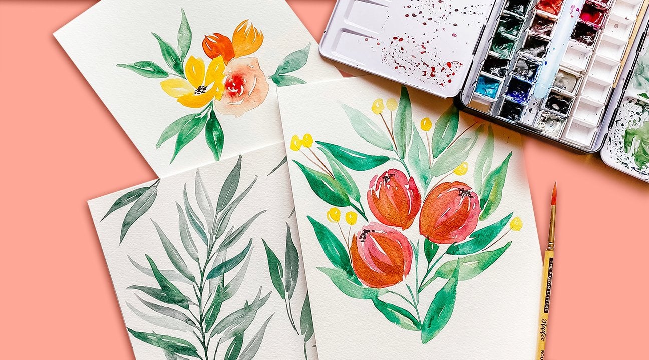 Watercolor: Loose Florals