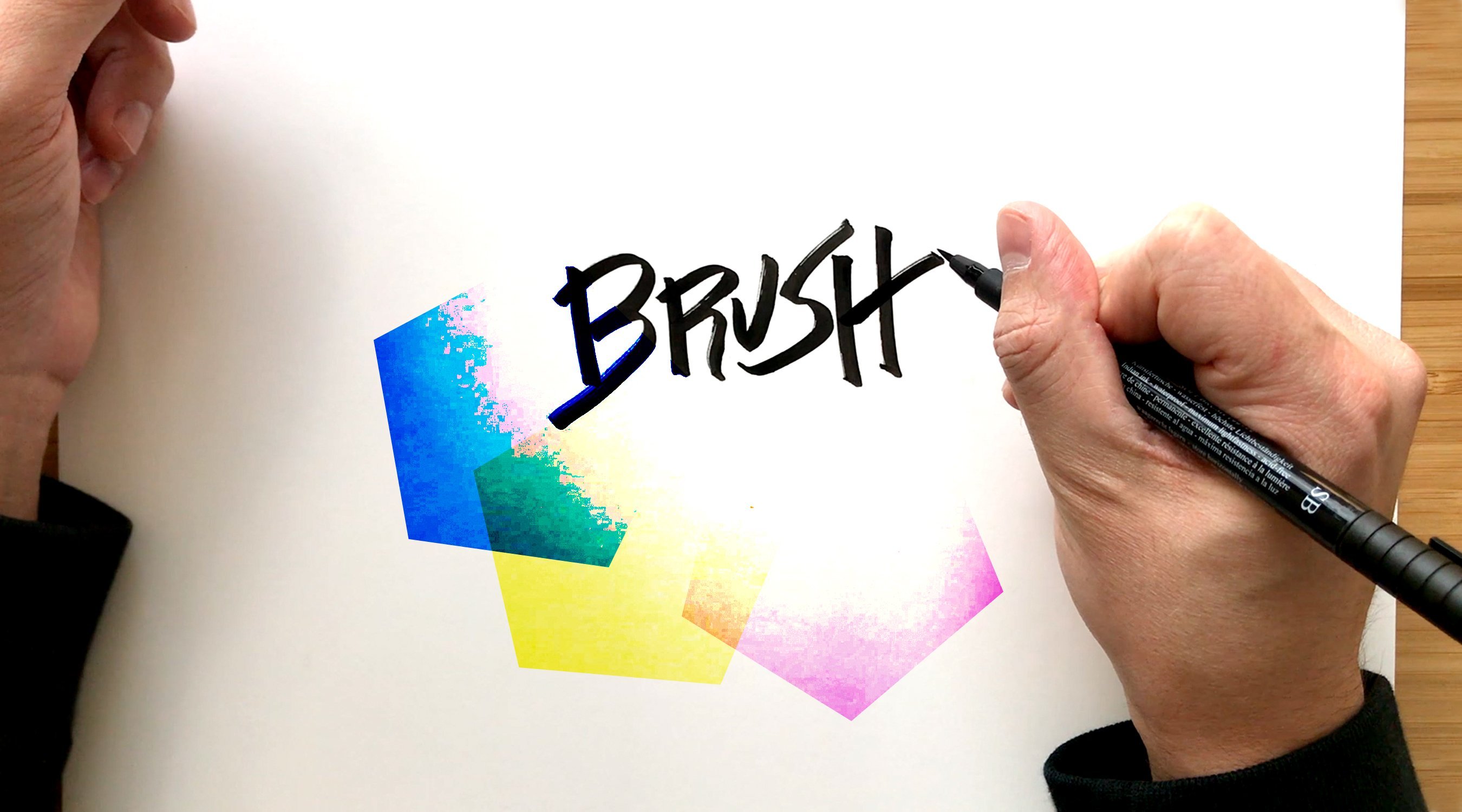 Brush Lettering to Digital Art - From Start to Finish