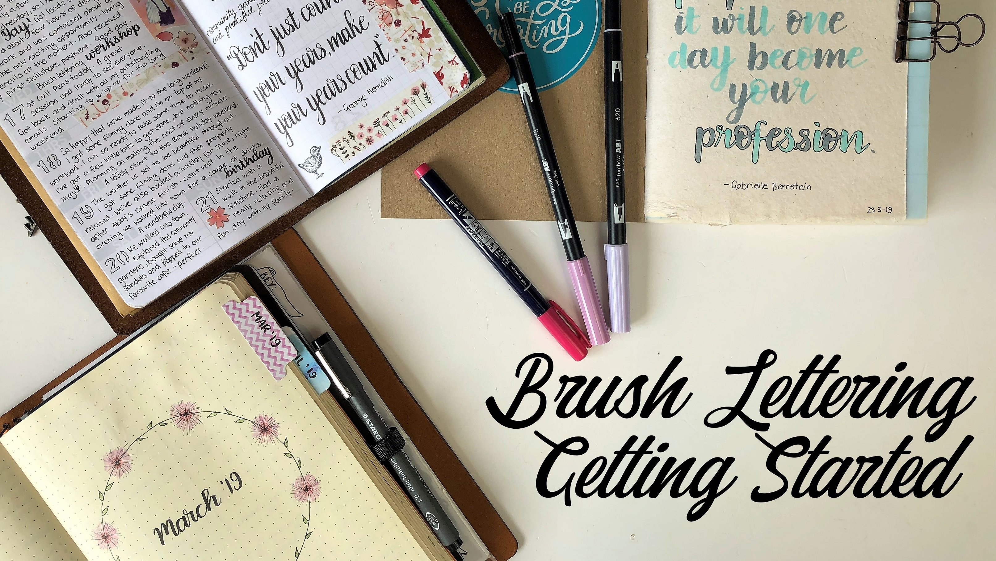 Brush Lettering: Getting Started