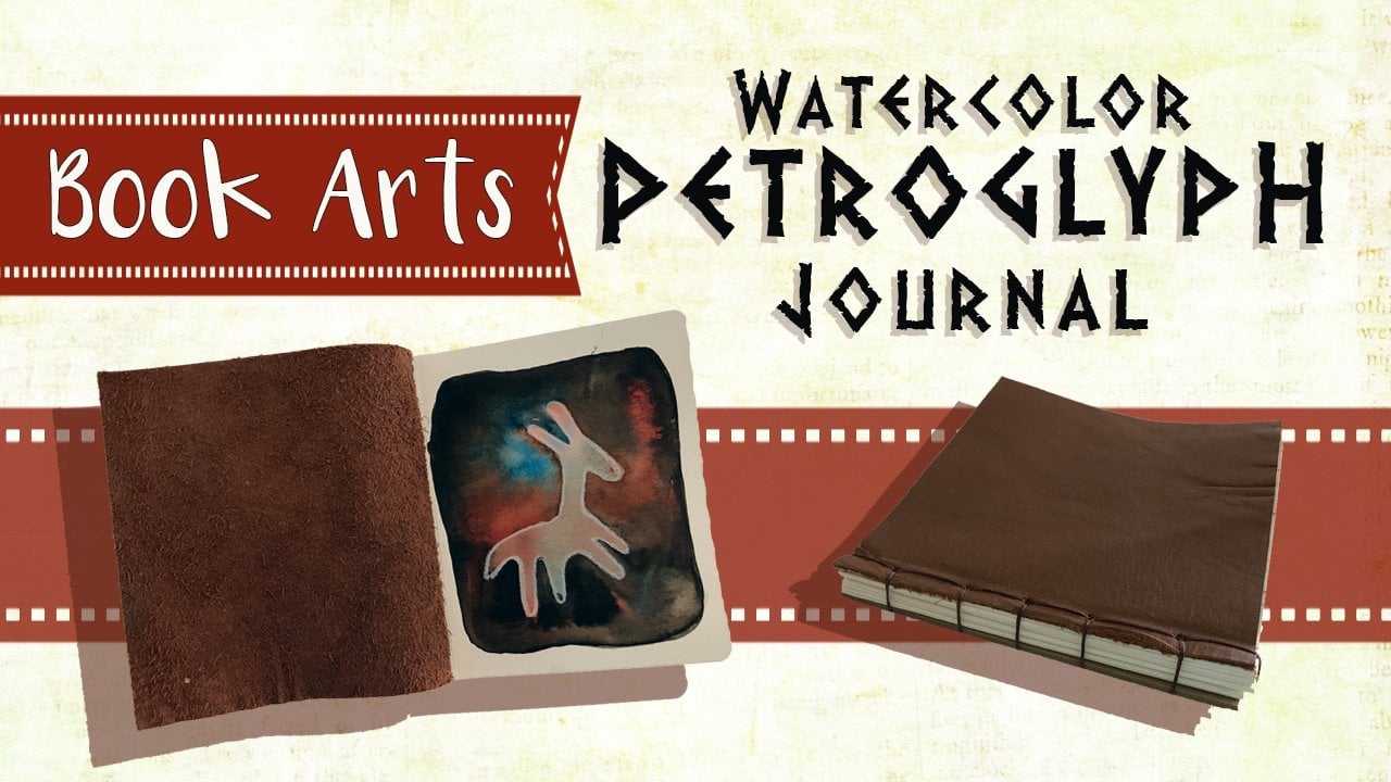 Watercolor Petroglyph Journal