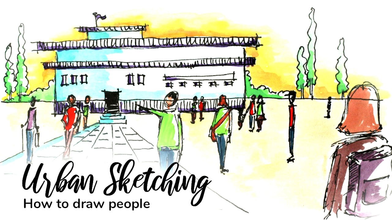 Urban Sketching: How to draw people