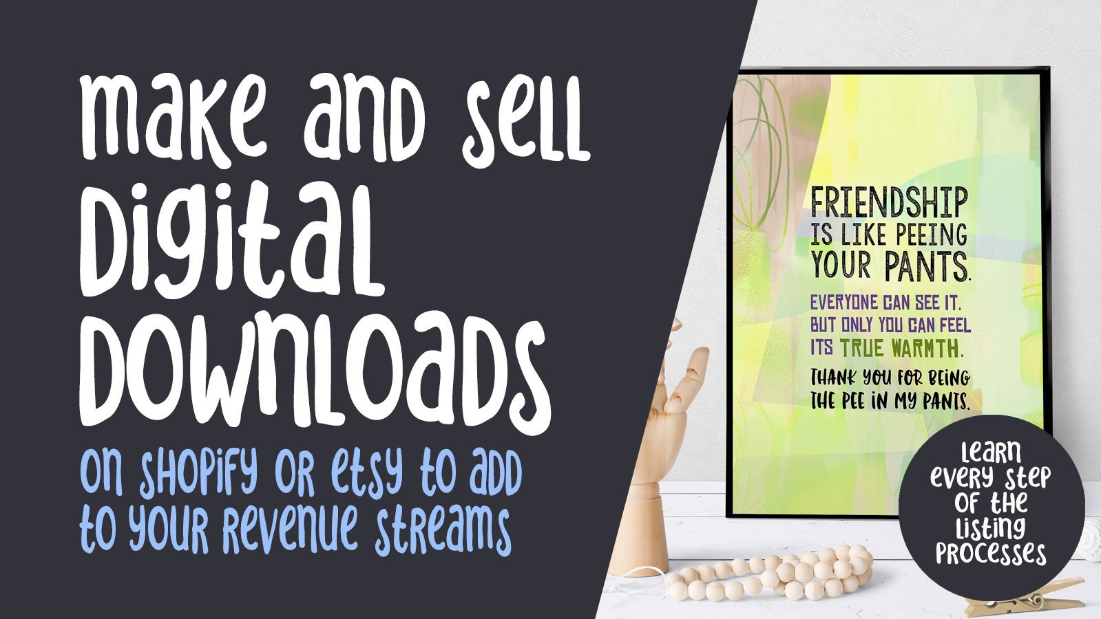 Sell Digital Downloads with E-Commerce and Etsy