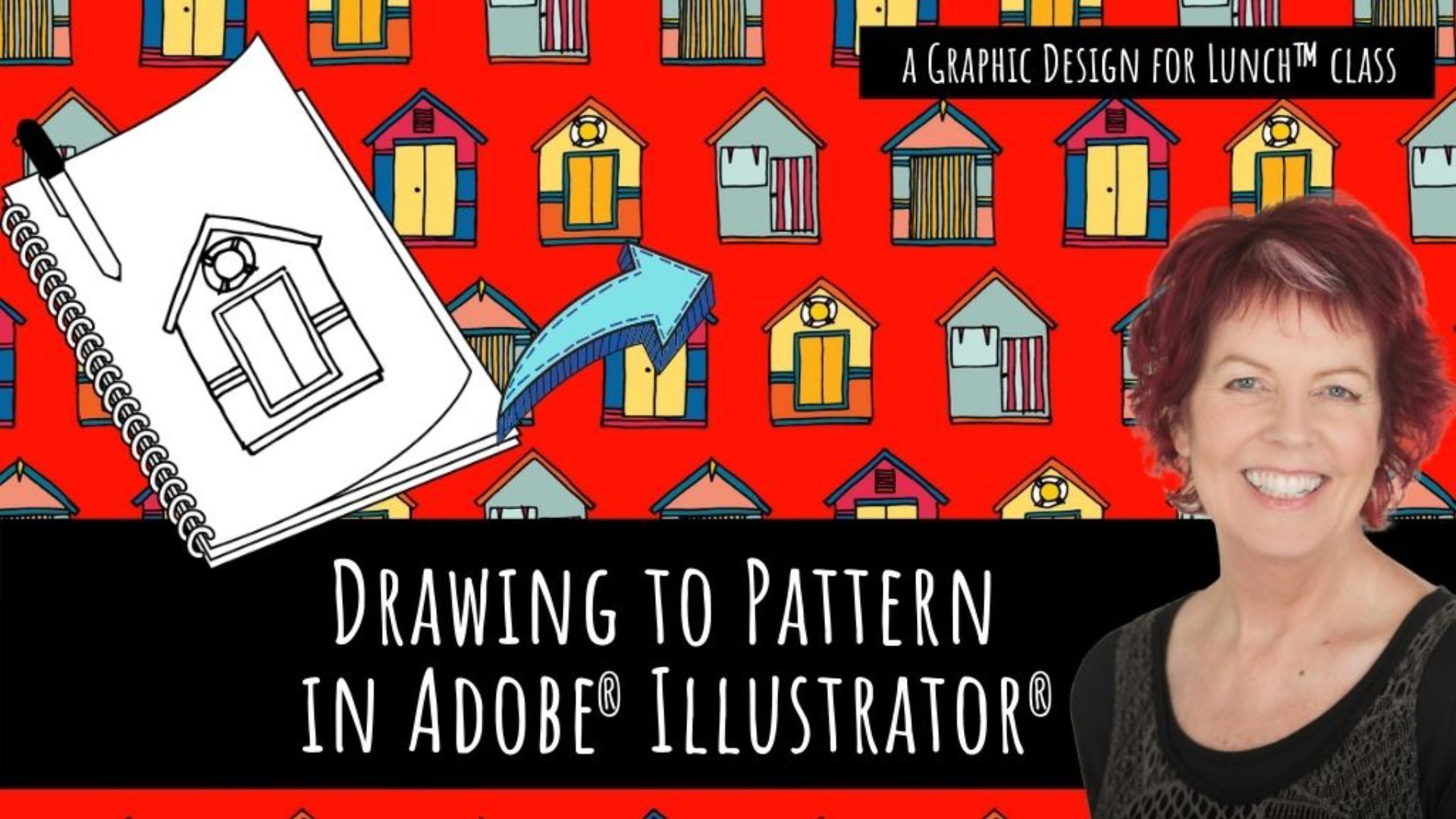 Drawing to Pattern in Adobe Illustrator - A Graphic Design for Lunch™ Class