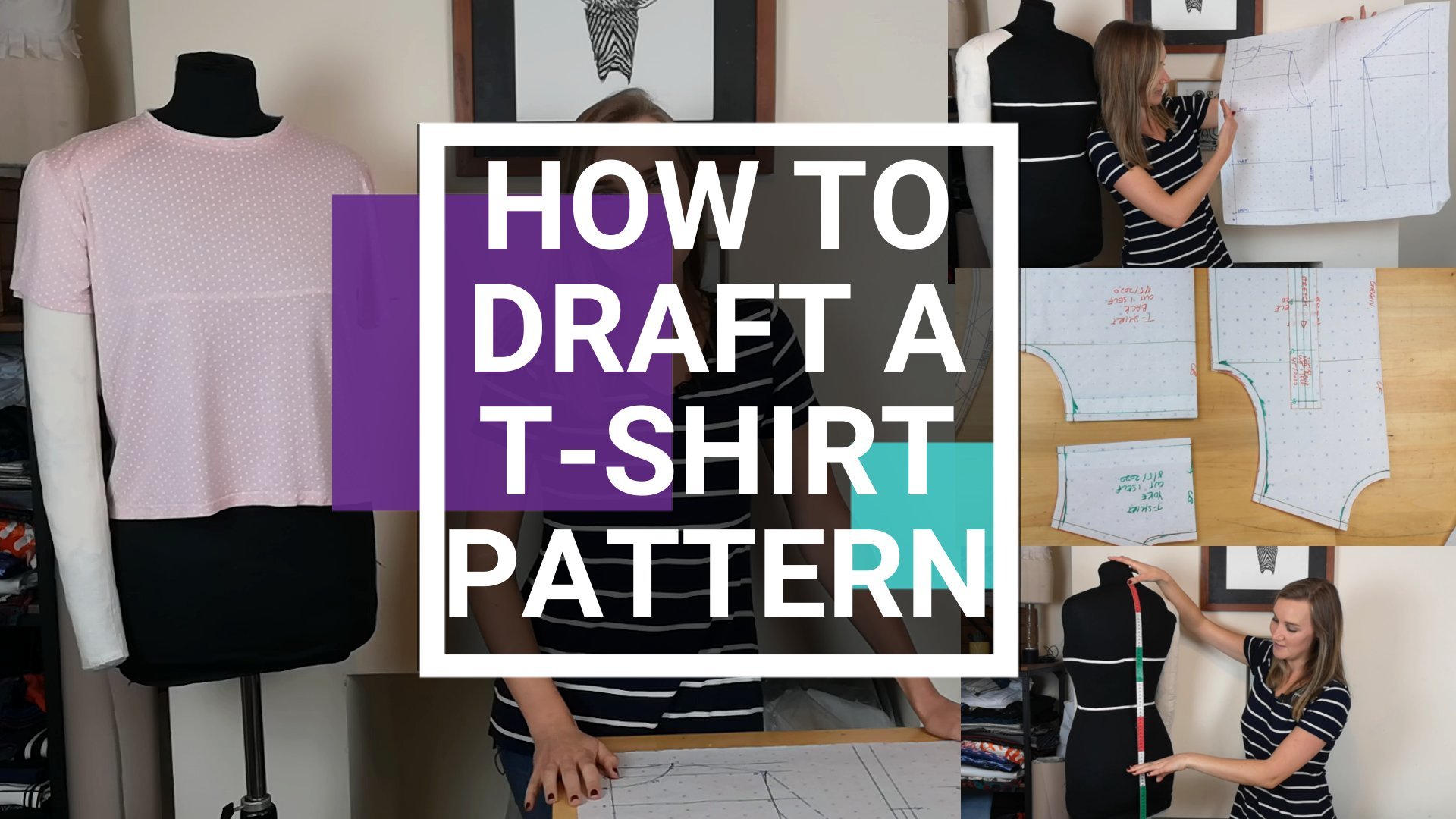 Beginner Pattern Making: How to Draft a T-shirt Pattern