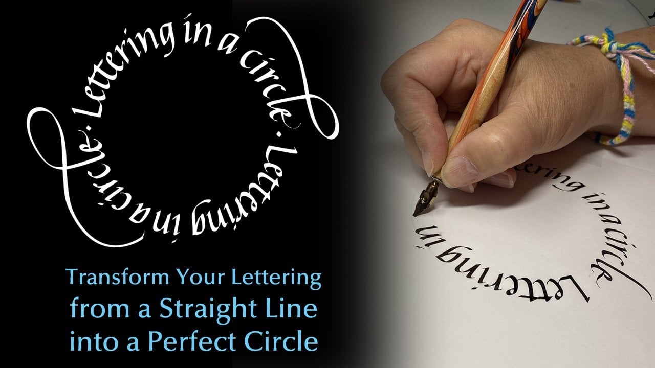 Lettering in a Circle: Transform your Lettering from a Straight Line into a Perfect Circle