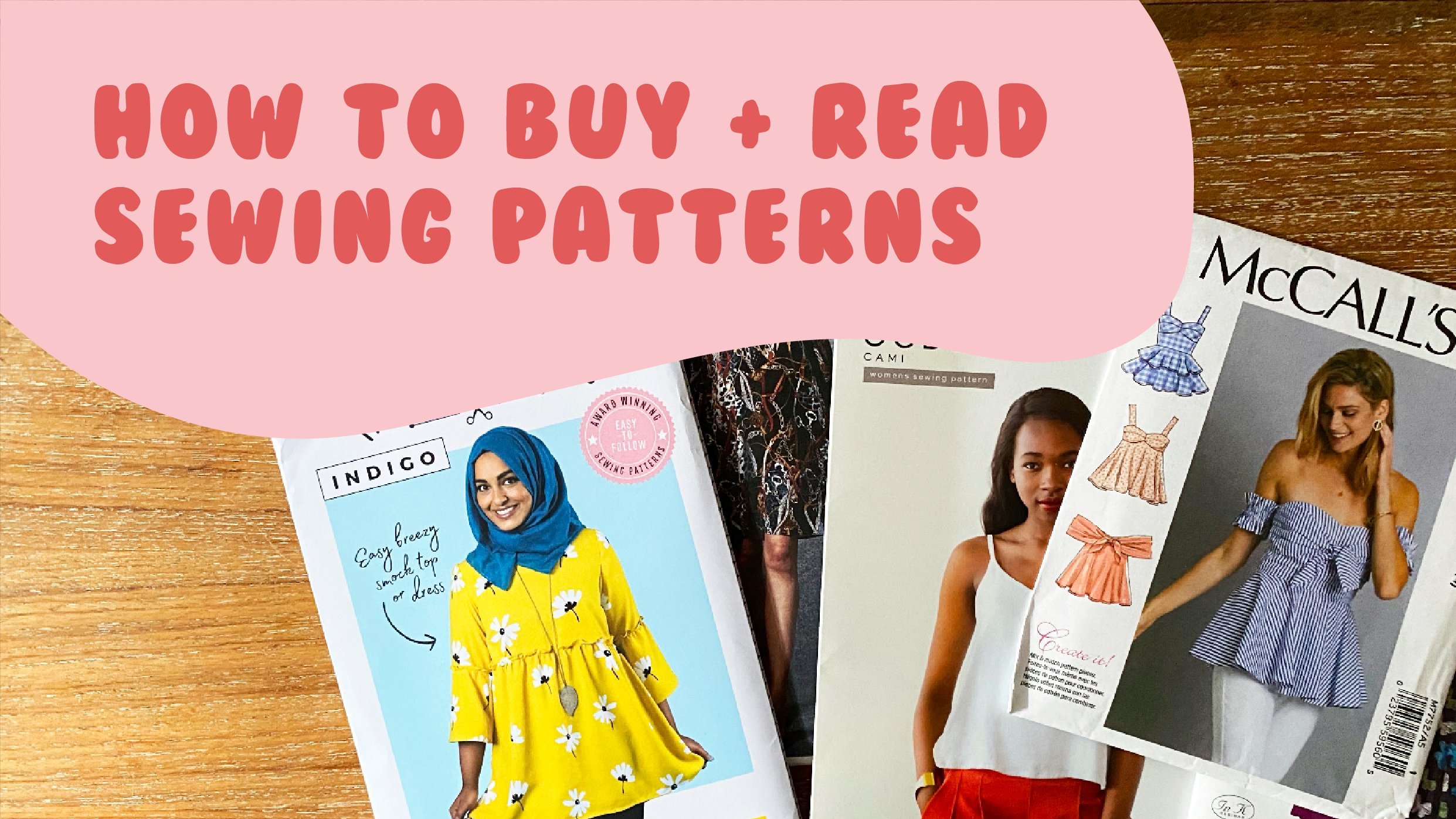 How to buy and read sewing patterns for beginners (Print + Digital)