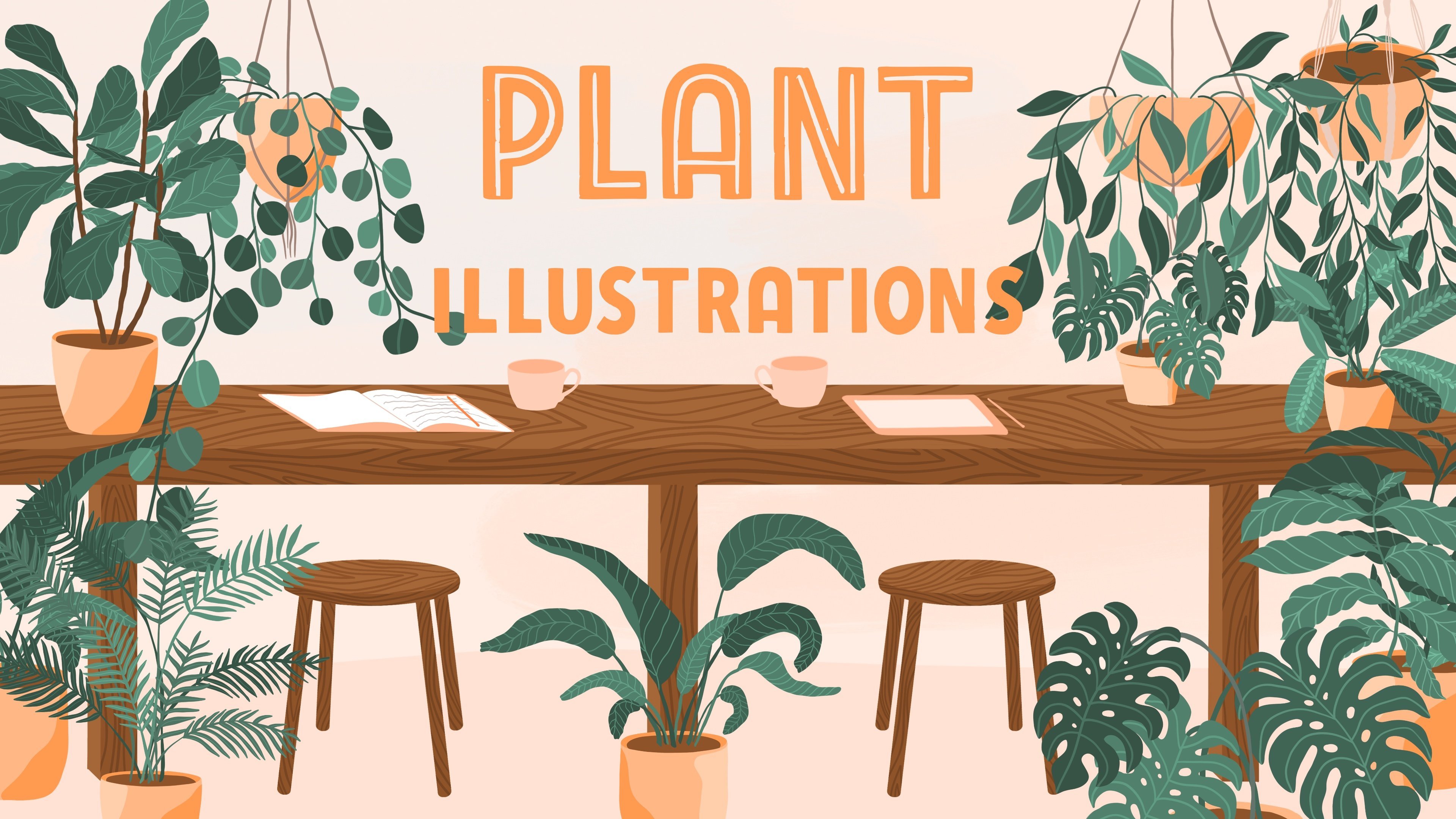 Plant Illustrations in Procreate