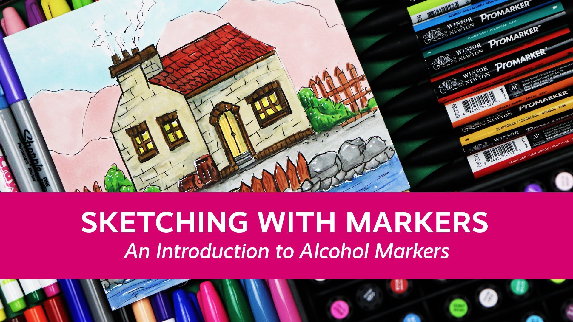 Sketching With Markers: An Introduction to Alcohol Markers For Beginners