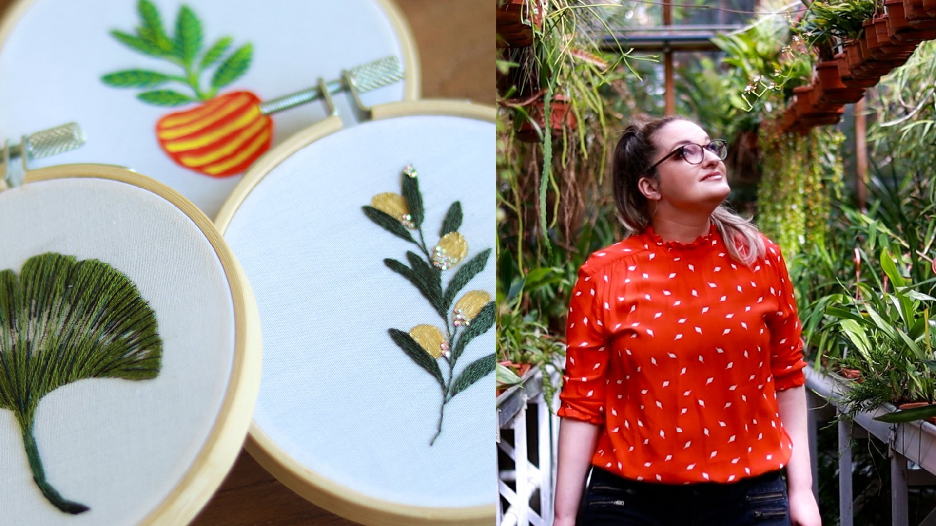 Mixed Media Embroidery For Beginners: 7 Days of Botanical Prompts