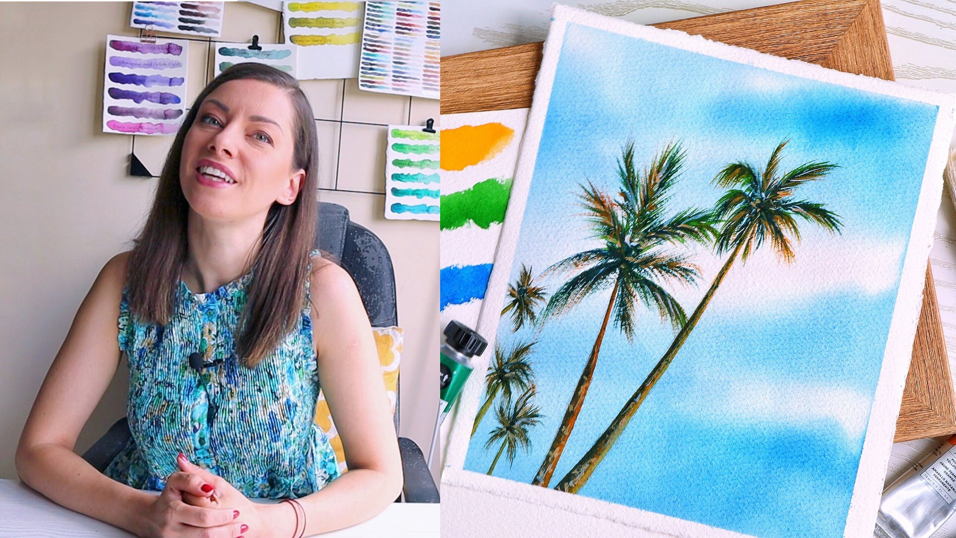 Paint with Me: Watercolor Palm Trees for Beginners