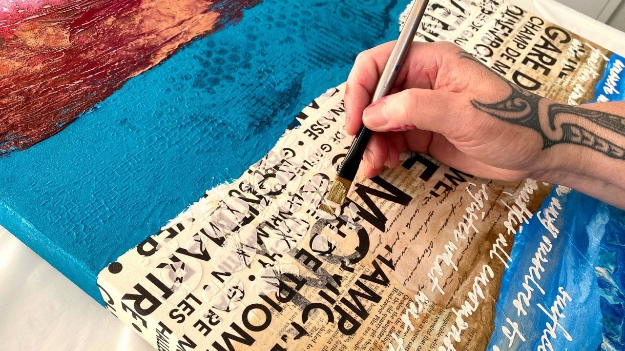 5 Ways To Create Texture With Mixed Media Painting