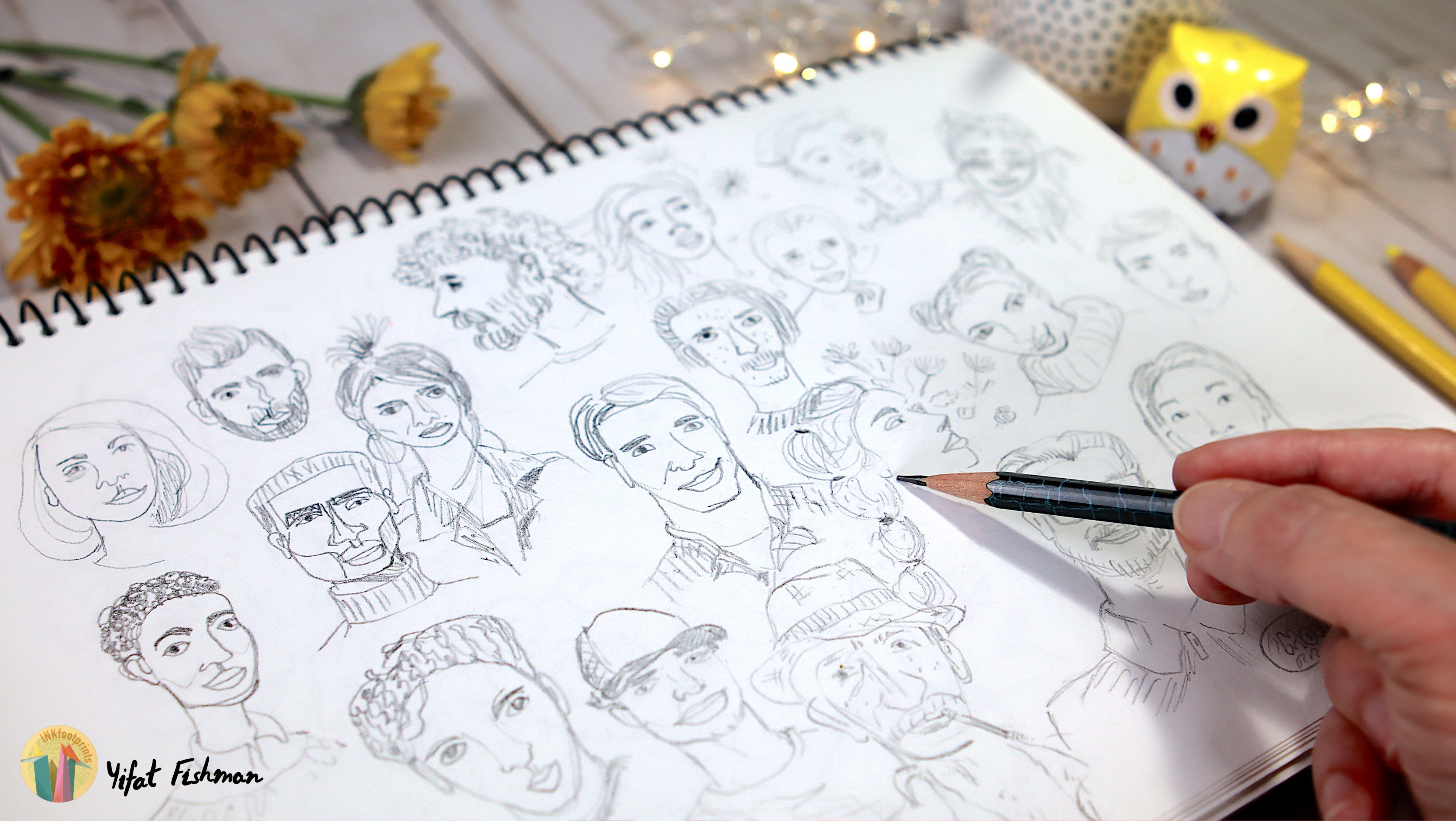 Portrait Drawing: Fun Practice in Expression, Personality and Mood