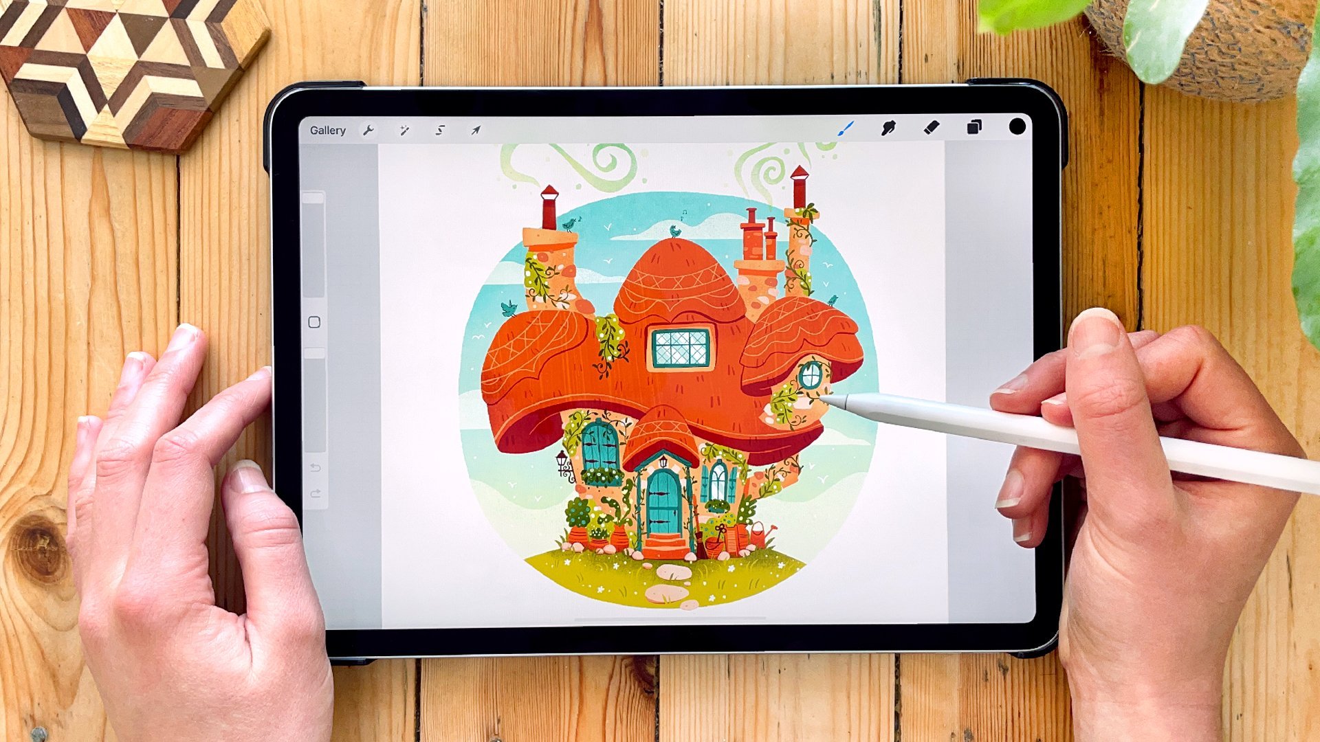 Drawing Houses in Procreate: Illustrate a Unique, Imaginative Home