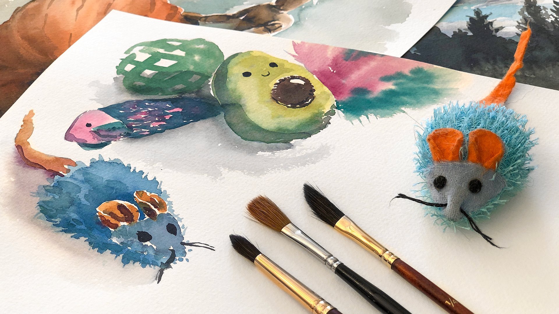 Watercolor Direct Painting: Express Value & Volume With Confidence