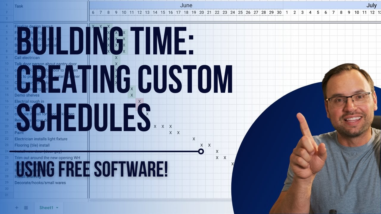 Building Time: Creating Detailed Schedules in Google Sheets