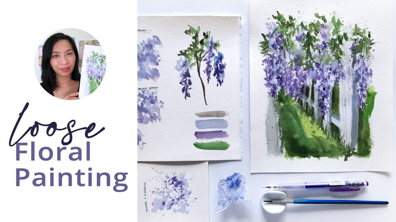 Watercolor Flowers: Learn to Paint in Loose and Expressive Style