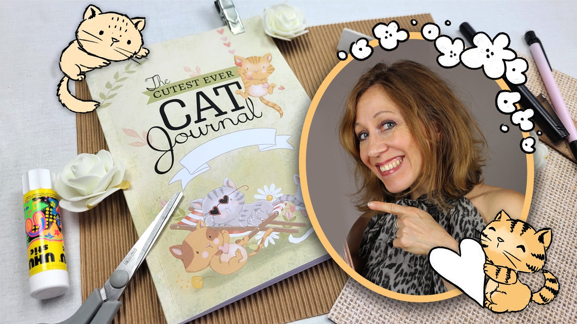 Draw And Create "The Cutest Ever Cat Journal"