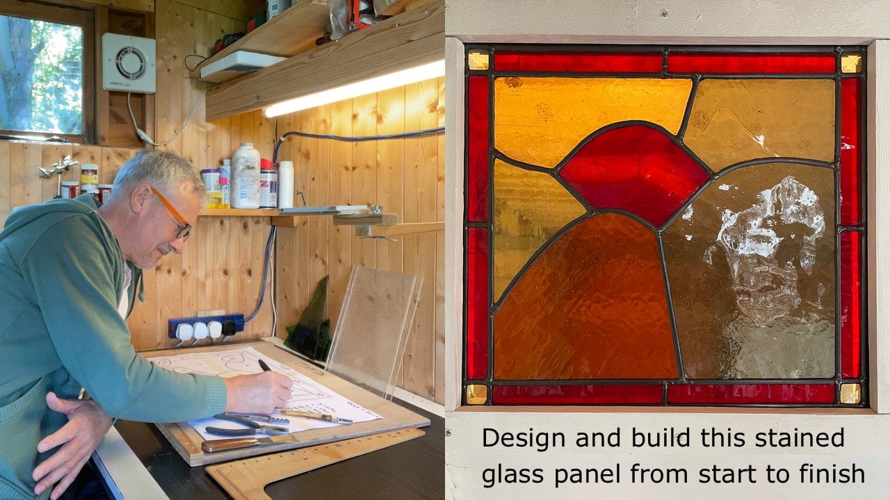 Learn to be a Skilled Artisan: Make a Stained Glass Window with Lead