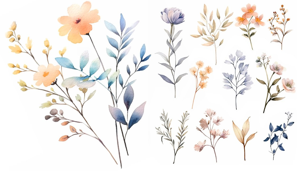 Blooming Botanicals: An Easy Step-by-Step Guide to Painting Watercolor Florals for Beginners