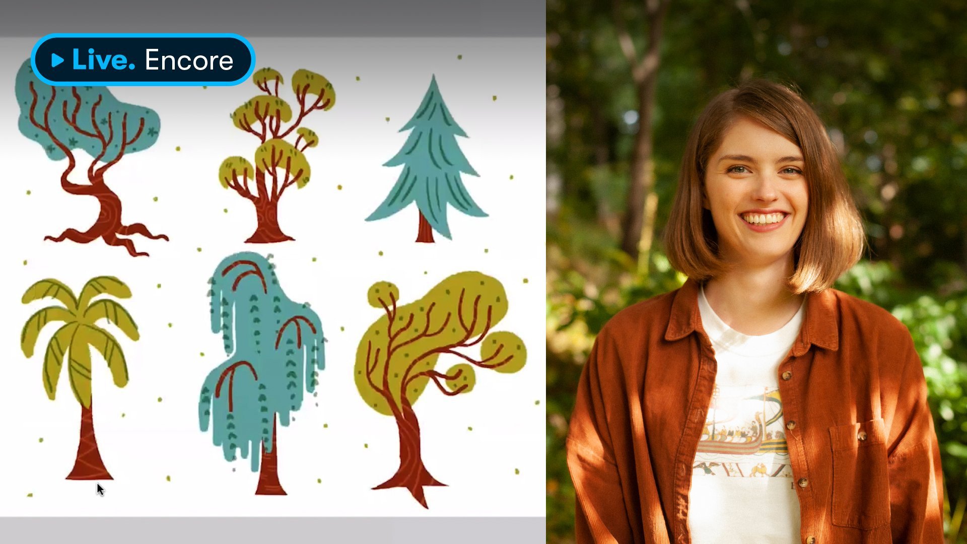 Live Encore: Drawing Stunning & Stylized Trees