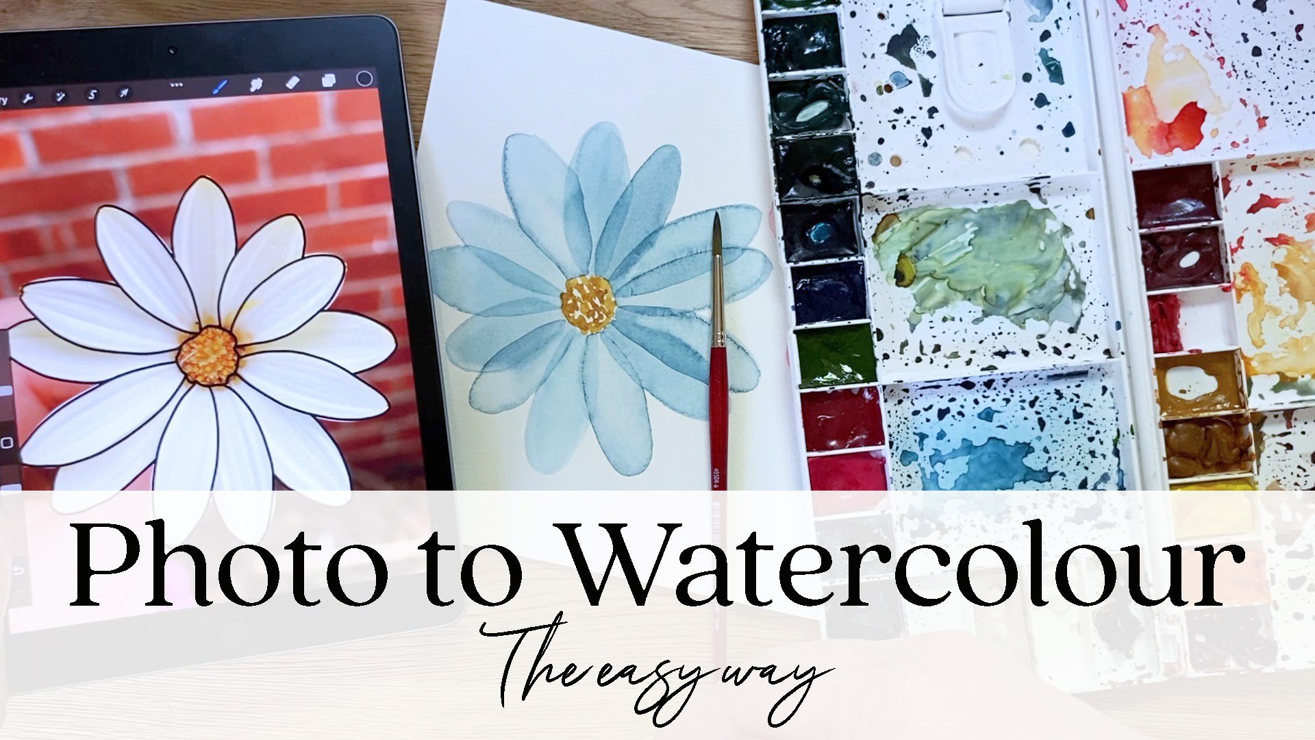 Watercolor Botanicals- from Flower to Painting the Easy Way