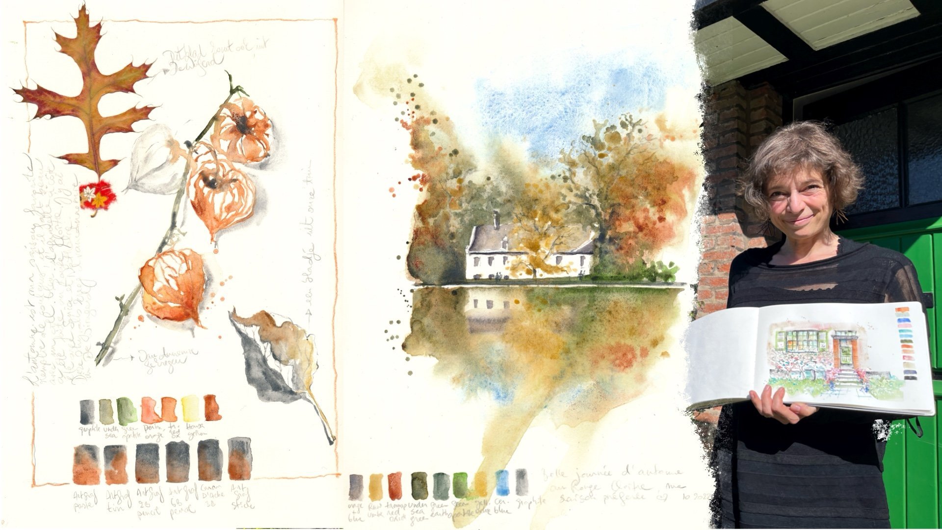 Watercolor Sketchbook Journaling : Different Ways of Sketching and Collecting Souvenirs