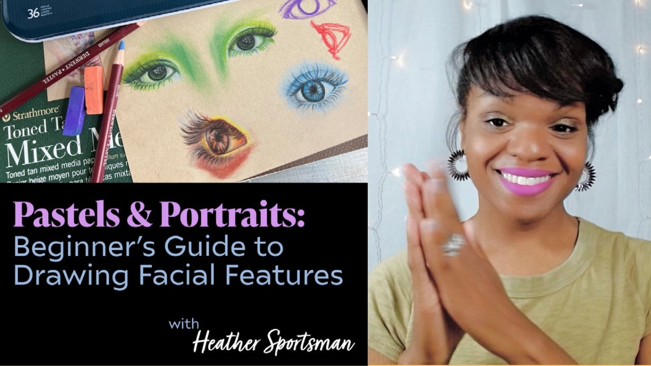 Pastels & Portraits: Beginner's Guide to Drawing Facial Features