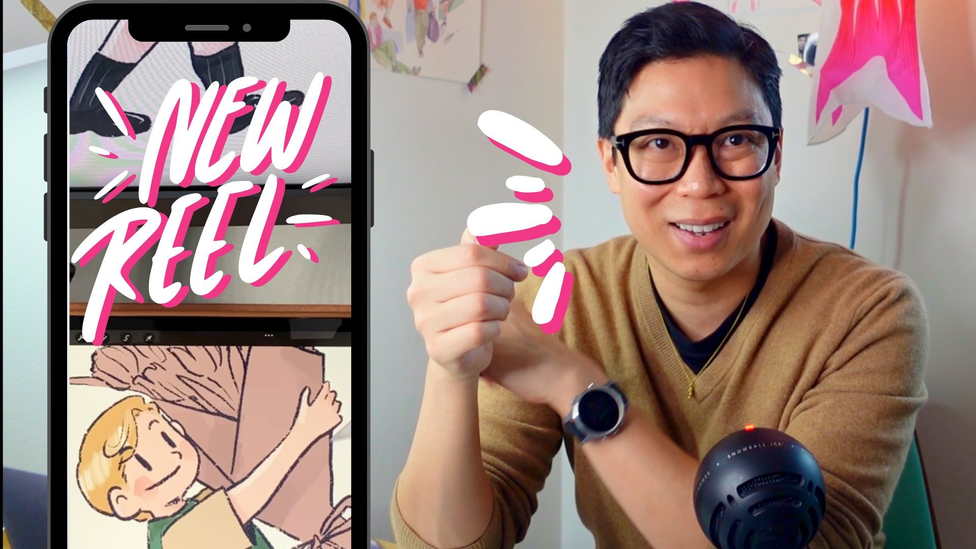 Produce a Vertical Video of Your Art Process: for YouTube Shorts, Instagram Reels, and TikTok