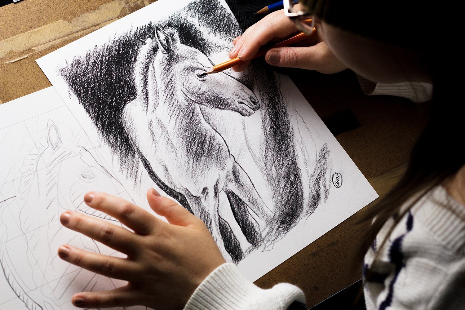 Perceiving Negative Space:  A Positive Way To Strengthen Drawing Skills