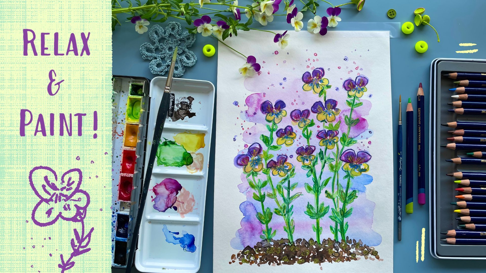 Painting Loose Watercolor Florals- Express Yourself Freely